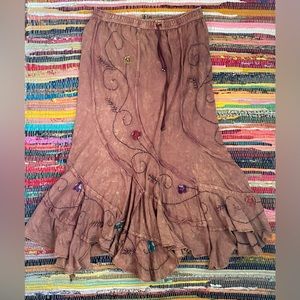 vintage maxi skirt